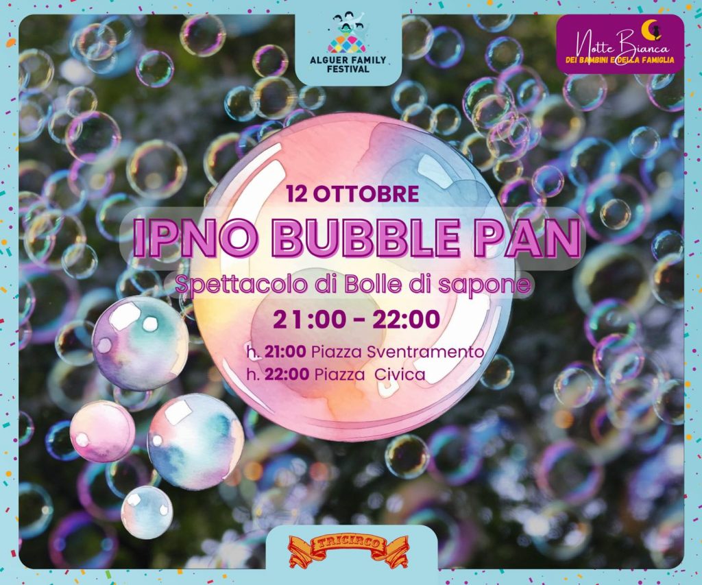 SPETTACOLO BOLLE DI SAPONE