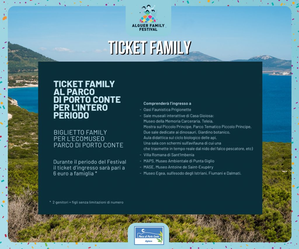 TICKET FAMILY PARCO DI PORTO CONTE